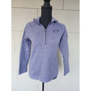 Patagonia Better Sweater 1/4 Zip Pullover Fleece Hazy Purple Women’s Small S
